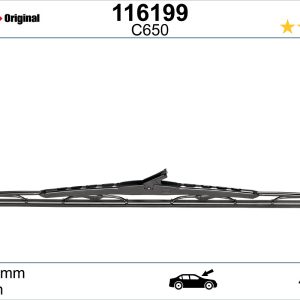 Lamela stergator SWF 116199 LAND ROVER DISCOVERY SPORT (L550) 1,997 cmc (204DTY(AJ21D4) Diesel/electro 163 SWF 116199
