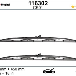 Lamela stergator SWF 116302 LAND ROVER DISCOVERY SPORT (L550) 1,999 cmc (204DTD(AJ21D4) Diesel/electro 179 SWF 116302