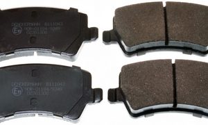 Set placute frana DENCKERMANN B111043 LAND ROVER FREELANDER 2 (L359) 2,179 cmc (DW12BTED4, 224DT(DW12BTED4) diesel 150 DENCKERMANN B111043