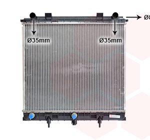 Radiator racire motor VAN WEZEL 02002132 LAND ROVER RANGE ROVER II (P38A) 2,497 cmc (25 6T (BMW) diesel 136 VAN WEZEL 02002132