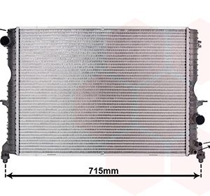 Radiator racire motor VAN WEZEL 02002165 LAND ROVER DISCOVERY II (L318) 2,495 cmc (15 P, 10 P, 16 P) diesel 139 VAN WEZEL 02002165