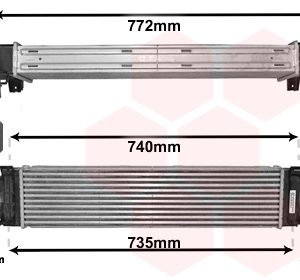 Intercooler compresor VAN WEZEL 02004218 LAND ROVER RANGE ROVER EVOQUE (L538) 1,999 cmc (204PT(GTDI) benzina 241 VAN WEZEL 02004218