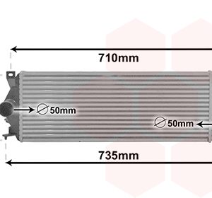 Intercooler compresor VAN WEZEL 02012703 LAND ROVER DISCOVERY II (L318) 2,495 cmc (15 P, 10 P) diesel 136 VAN WEZEL 02012703