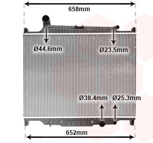 Radiator racire motor VAN WEZEL 02012704 LAND ROVER RANGE ROVER SPORT I (L320) 3,628 cmc (368DT(LION) diesel 272 VAN WEZEL 02012704