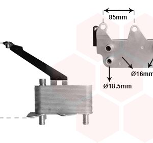 Radiator racire ulei cutie de viteze automata VAN WEZEL 02013700 LAND ROVER FREELANDER I (L314) 1,951 cmc (204D3(M47D20) diesel 112 VAN WEZEL 02013700
