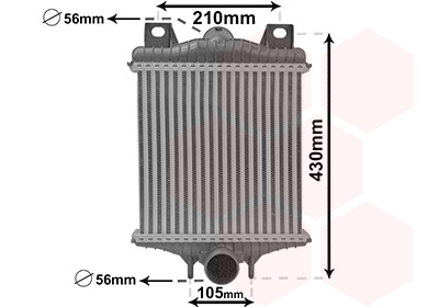 Intercooler compresor VAN WEZEL 02014706 LAND ROVER RANGE ROVER SPORT II (L494) 2,993 cmc (306DT(TDV6) Diesel/electro 340 VAN WEZEL 02014706