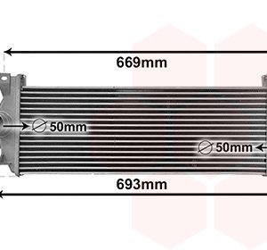 Intercooler compresor VAN WEZEL 02014707 LAND ROVER DEFENDER Station Wagon (L316, L315) 2,402 cmc (DT244(PUMA) diesel 122 VAN WEZEL 02014707