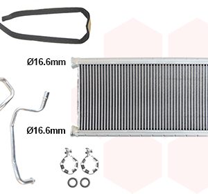 Schimbator de caldura incalzire habitaclu VAN WEZEL 02016700 LAND ROVER DISCOVERY SPORT (L550) 1,999 cmc (204DTD(AJ20D4) diesel 150 VAN WEZEL 02016700