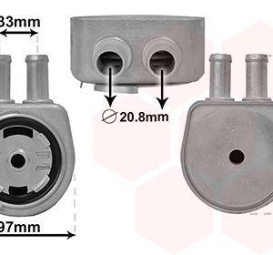 Radiator ulei motor VAN WEZEL 18013708 LAND ROVER RANGE ROVER EVOQUE (L538) 1,997 cmc (PT204(AJ20P4) benzina 241 VAN WEZEL 18013708