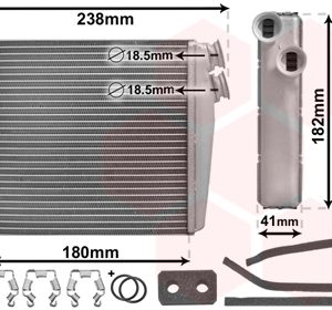 Schimbator de caldura incalzire habitaclu VAN WEZEL 59006163 LAND ROVER RANGE ROVER EVOQUE (L538) 1,999 cmc (204PT(GTDI) benzina 240 VAN WEZEL 59006163