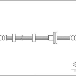 Furtun frana CORTECO 19033562 LAND ROVER RANGE ROVER III (L322) 2,926 cmc (306D1(M57D30) diesel 177 CORTECO 19033562