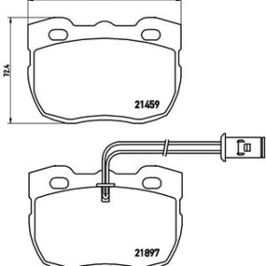 Set placute frana BREMBO P 44 004 LAND ROVER DISCOVERY I (LJ) 3,947 cmc (36 D, 35 D) benzina 182 BREMBO P 44 004