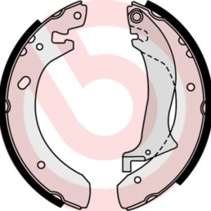 Set saboti frana BREMBO S 44 504 LAND ROVER FREELANDER I (L314) 1,994 cmc (20 T2N) diesel 98 BREMBO S 44 504