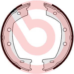 Set saboti frana frana de mana BREMBO S 44 508 LAND ROVER FREELANDER 2 (L359) 3,192 cmc (B6324S(32PDPR) benzina 233 BREMBO S 44 508