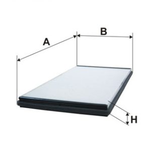 Filtru aer habitaclu FILTRON K 1265 LAND ROVER RANGE ROVER IV (L405) 2,993 cmc (306DT(TDV6) diesel 249 FILTRON K 1265