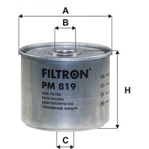 Filtru combustibil FILTRON PM 819 LAND ROVER 88/109 MK III AUTOTURISM DE TEREN, DESCHIS 2,286 cmc (11H, 23 B, 10 H) benzina 69 FILTRON PM 819