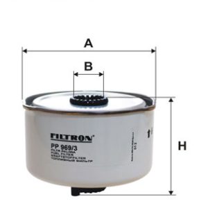 Filtru combustibil FILTRON PP 969/3 LAND ROVER RANGE ROVER SPORT I (L320) 2,720 cmc (276DT(TDV6) diesel 190 FILTRON PP 969/3
