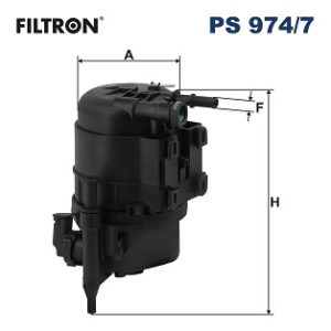 Filtru combustibil FILTRON PS 974/7 LAND ROVER RANGE ROVER EVOQUE (L551) 1,999 cmc (204DTD(AJ20D4) diesel 150 FILTRON PS 974/7