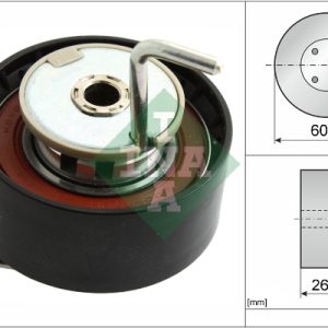 Rola intinzator curea distributie INA 531 0578 10 LAND ROVER RANGE ROVER IV (L405) 2,993 cmc (306DT(TDV6) diesel 258 INA 531 0578 10