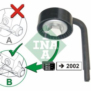 Rola intinzator curea transmisie INA 531 0790 10 LAND ROVER RANGE ROVER III (L322) 2,926 cmc (306D1(M57D30) diesel 177 INA 531 0790 10