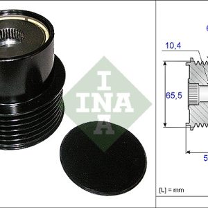 Fulie alternator INA 535 0195 10 LAND ROVER FREELANDER 2 (L359) 3,192 cmc (B6324S(32PDPR) benzina 233 INA 535 0195 10
