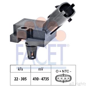 Senzor presiune aer FACET 10.3186 LAND ROVER RANGE ROVER EVOQUE (L538) 1,999 cmc (204PT(GTDI) benzina 240 FACET 10.3186