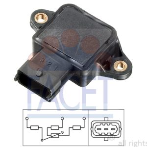 Senzor pozitie clapeta acceleratie FACET 10.5086 LAND ROVER RANGE ROVER II (P38A) 3,947 cmc (42 D) benzina 185 FACET 10.5086