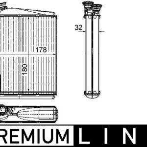 Schimbator de caldura incalzire habitaclu MAHLE ORIGINAL AH 192 000P LAND ROVER FREELANDER 2 VAN (L359) 2,179 cmc (224DT(DW12BTED4) diesel 160 MAHLE ORIGINAL AH 192 000P