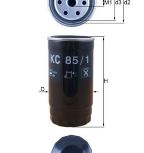 Filtru combustibil MAHLE ORIGINAL KC 85/1 LAND ROVER FREELANDER I (L314) 1,951 cmc (204D3(M47D20) diesel 109 MAHLE ORIGINAL KC 85/1