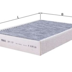 Filtru aer habitaclu MAHLE ORIGINAL LAK 1137 LAND ROVER RANGE ROVER EVOQUE (L551) 1,997 cmc (PT204(AJ20P4) benzina 300 MAHLE ORIGINAL LAK 1137