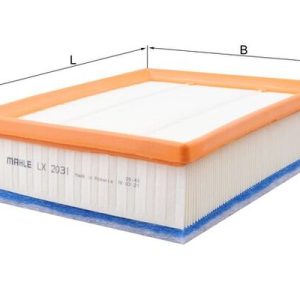 Filtru aer MAHLE ORIGINAL LX 2031 LAND ROVER DEFENDER Station Wagon (L316, L315) 2,402 cmc (DT244(PUMA) diesel 122 MAHLE ORIGINAL LX 2031