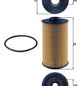 Filtru ulei MAHLE ORIGINAL OX 152/1D LAND ROVER RANGE ROVER III (L322) 4,398 cmc (M62 B44) benzina 286 MAHLE ORIGINAL OX 152/1D