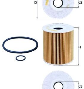 Filtru ulei MAHLE ORIGINAL OX 156D1 LAND ROVER RANGE ROVER III (L322) 2,926 cmc (306D1(M57D30) diesel 177 MAHLE ORIGINAL OX 156D1