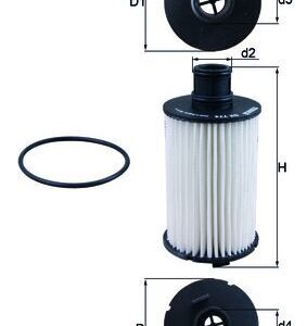 Filtru ulei MAHLE ORIGINAL OX 774D LAND ROVER RANGE ROVER IV (L405) 5,000 cmc (508PN(AJ133) benzina 375 MAHLE ORIGINAL OX 774D