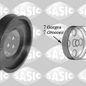 Fulie curea arbore cotit SASIC 2156089 LAND ROVER DEFENDER Station Wagon (L316, L315) 2,402 cmc (DT244(PUMA) diesel 122 SASIC 2156089