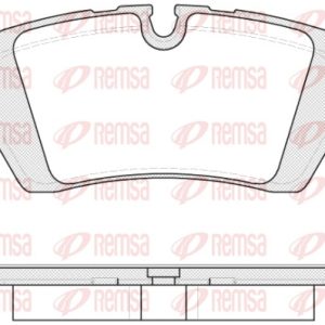 Set placute frana REMSA 1541.00 LAND ROVER RANGE ROVER IV (L405) 2,993 cmc (306DT(TDV6) diesel 249 REMSA 1541.00