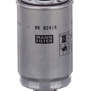 Filtru combustibil MANN-FILTER WK 824/4 LAND ROVER DISCOVERY II (L318) 2,495 cmc (15 P, 10 P, 16 P) diesel 139 MANN-FILTER WK 824/4