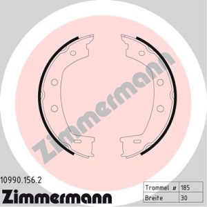 Set saboti frana frana de mana ZIMMERMANN 10990.156.2 LAND ROVER FREELANDER 2 (L359) 2,179 cmc (DW12BTED4, 224DT(DW12BTED4) diesel 150 ZIMMERMANN 10990.156.2