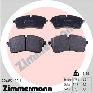 Set placute frana ZIMMERMANN 22485.170.1 LAND ROVER RANGE ROVER EVOQUE (L538) 1,997 cmc (PT204(AJ20P4) benzina 290 ZIMMERMANN 22485.170.1