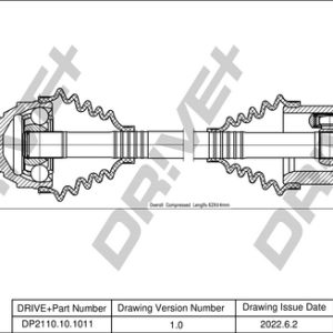 Planetara DRIVE DP2110.10.1011 LAND ROVER FREELANDER I (L314) 1,951 cmc (204D3(M47D20) diesel 112 DRIVE DP2110.10.1011