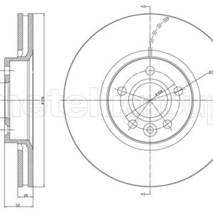 Disc frana METELLI 23-1181C LAND ROVER FREELANDER 2 (L359) 3,192 cmc (B6324S(32PDPR) benzina 233 METELLI 23-1181C