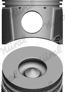 Piston NURAL 87-140007-00 LAND ROVER DEFENDER Pick Up (L316) 2,495 cmc (15 P, 10 P) diesel 122 NURAL 87-140007-00