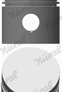 Piston NURAL 87-263107-00 LAND ROVER 88/109 MK IIA AUTOTURISM DE TEREN, DESCHIS 2,286 cmc (11H, 23 B, 10 H) benzina 69 NURAL 87-263107-00