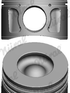 Piston NURAL 87-427707-10 LAND ROVER DEFENDER Station Wagon (L316, L315) 2,198 cmc (DT224(PUMA) diesel 122 NURAL 87-427707-10