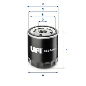 Filtru ulei UFI 23.254.00 LAND ROVER FREELANDER I Soft Top (L314) 1,796 cmc (18 K4F) benzina 117 UFI 23.254.00