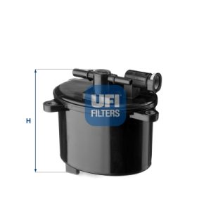 Filtru combustibil UFI 24.156.00 LAND ROVER RANGE ROVER EVOQUE (L538) 2,179 cmc (224DT(DW12BTED4) diesel 150 UFI 24.156.00