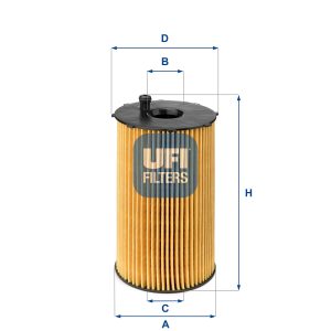 Filtru ulei UFI 25.066.00 LAND ROVER DISCOVERY III (L319) 2,720 cmc (276DT(TDV6) diesel 190 UFI 25.066.00
