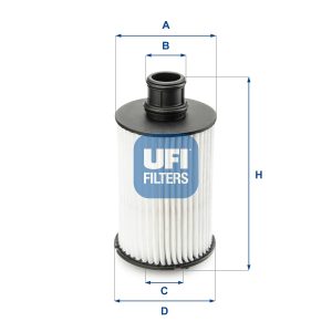 Filtru ulei UFI 25.073.02 LAND ROVER RANGE ROVER IV (L405) 2,996 cmc (PT306(AJ20P6) benzina 400 UFI 25.073.02