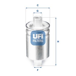 Filtru combustibil UFI 31.750.00 LAND ROVER FREELANDER I (L314) 1,796 cmc (18 K4F) benzina 120 UFI 31.750.00
