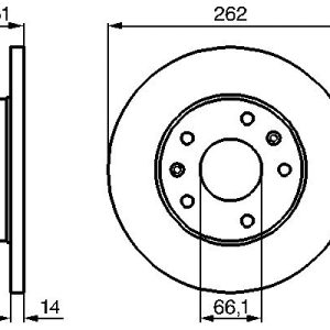 Disc frana BOSCH 0 986 478 991 LAND ROVER FREELANDER I (L314) 1,796 cmc (18 K4F) benzina 120 BOSCH 0 986 478 991